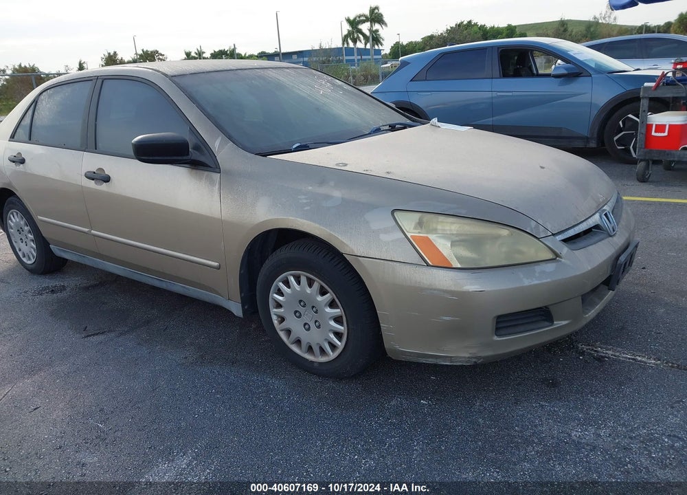 2007 HONDA ACCORD VIN: 1HGCM56167A186132