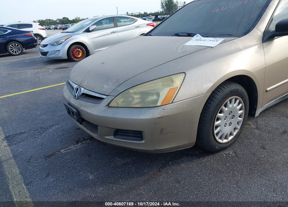 2007 HONDA ACCORD VIN: 1HGCM56167A186132