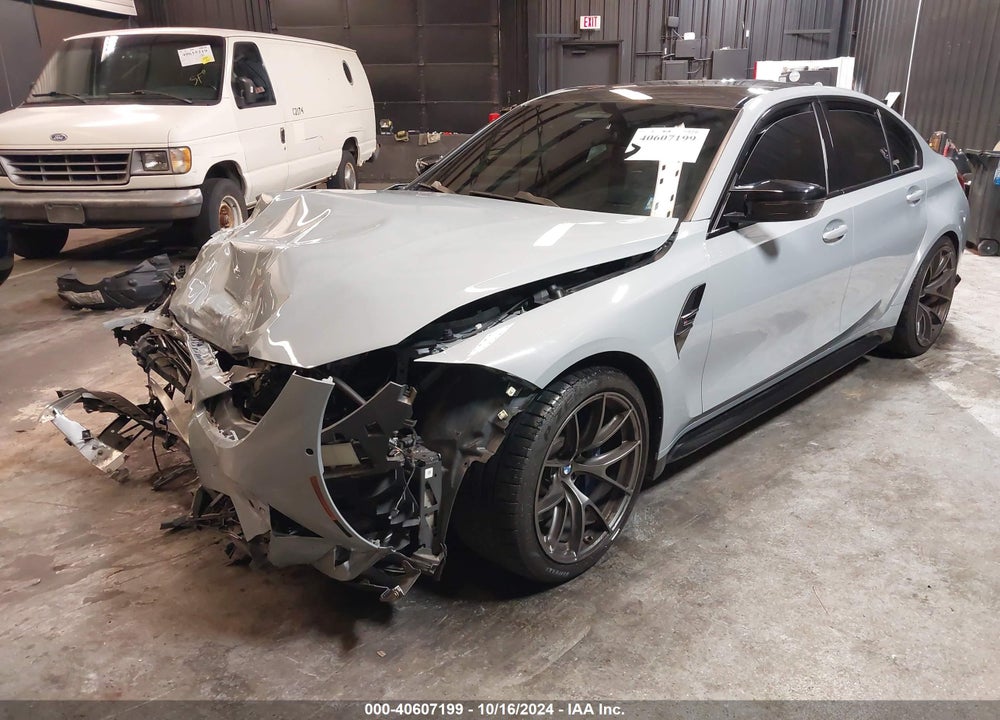 2022 BMW M3 COMPETITION VIN: WBS33AY01NFL77691
