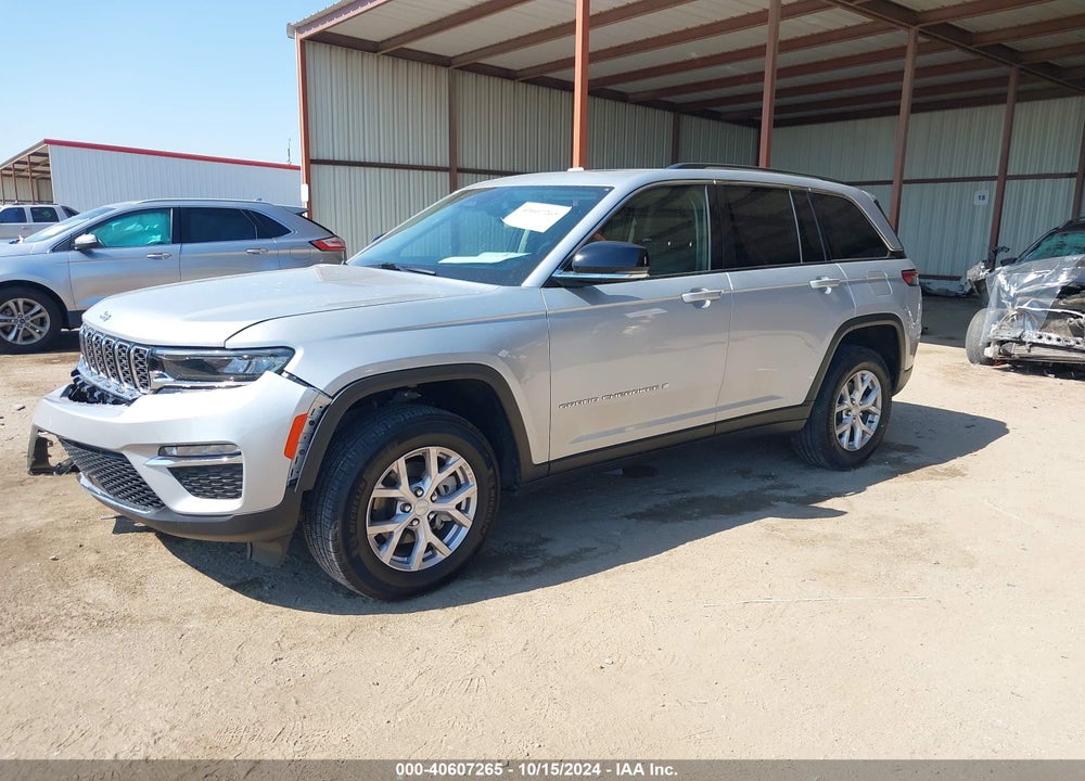 2022 CHEROKEE JEEP GRAND  LIMITED 4X4 VIN: 1C4RJHBG8N8501787