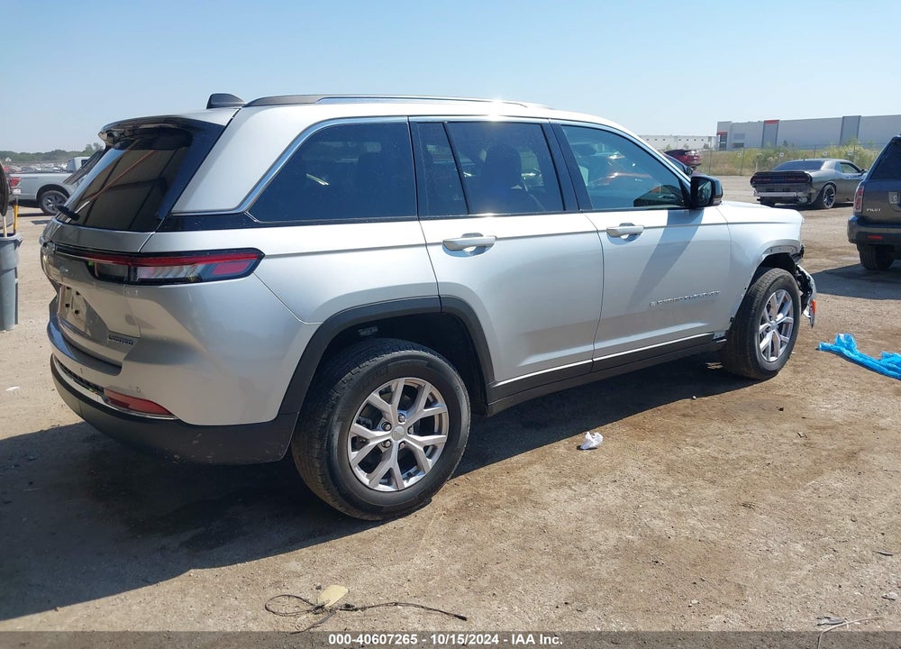 2022 CHEROKEE JEEP GRAND  LIMITED 4X4 VIN: 1C4RJHBG8N8501787