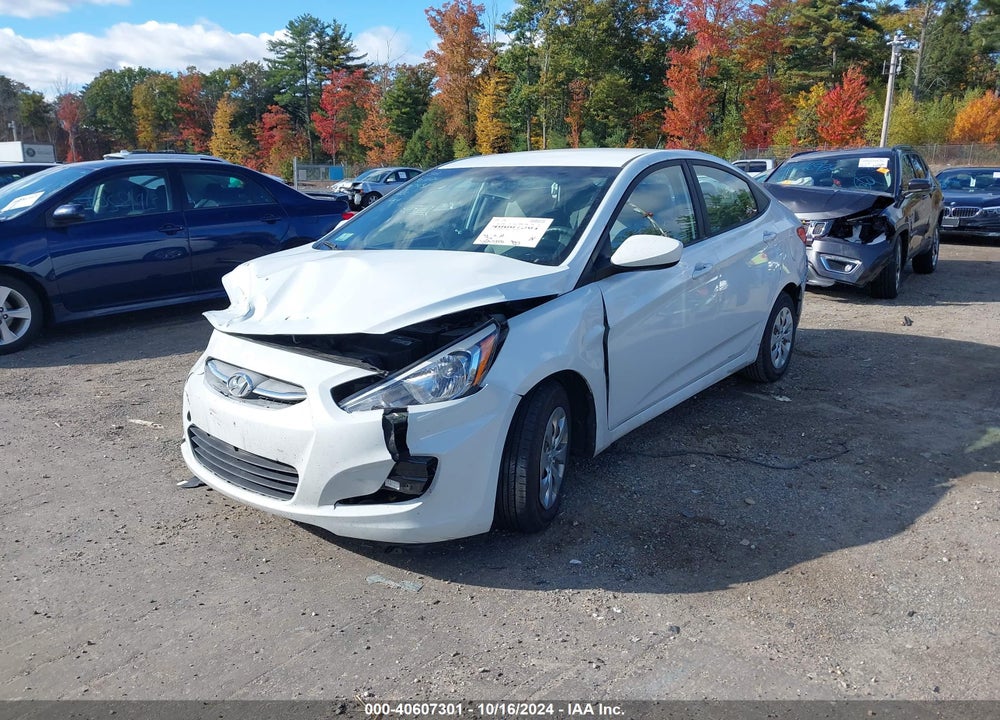 2017 HYUNDAI ACCENT SE VIN: KMHCT4AEXHU370135