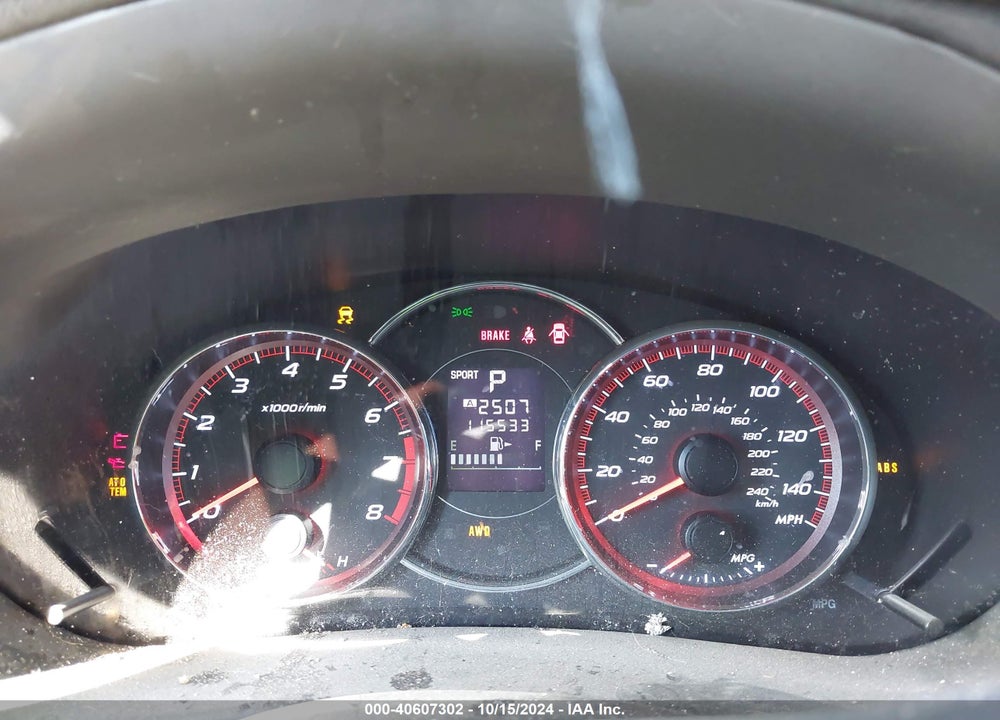 2011 SUBARU FORESTER 2.5XT TOURING VIN: JF2SHGHC9BH707810