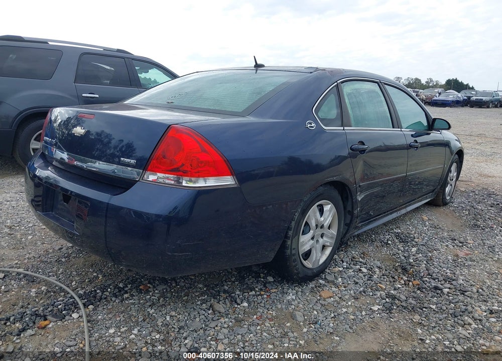 2009 CHEVROLET IMPALA LS VIN: 2G1WB57K691144381