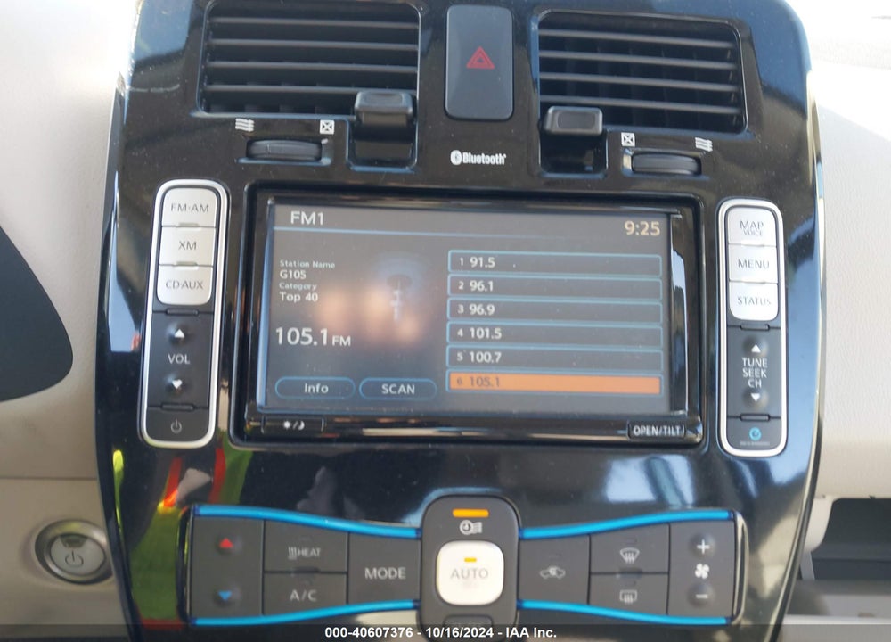 2015 NISSAN LEAF SV VIN: 1N4AZ0CP7FC321808