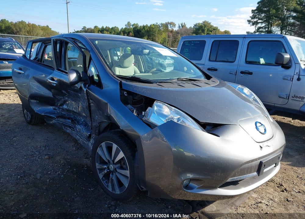 2015 NISSAN LEAF SV VIN: 1N4AZ0CP7FC321808