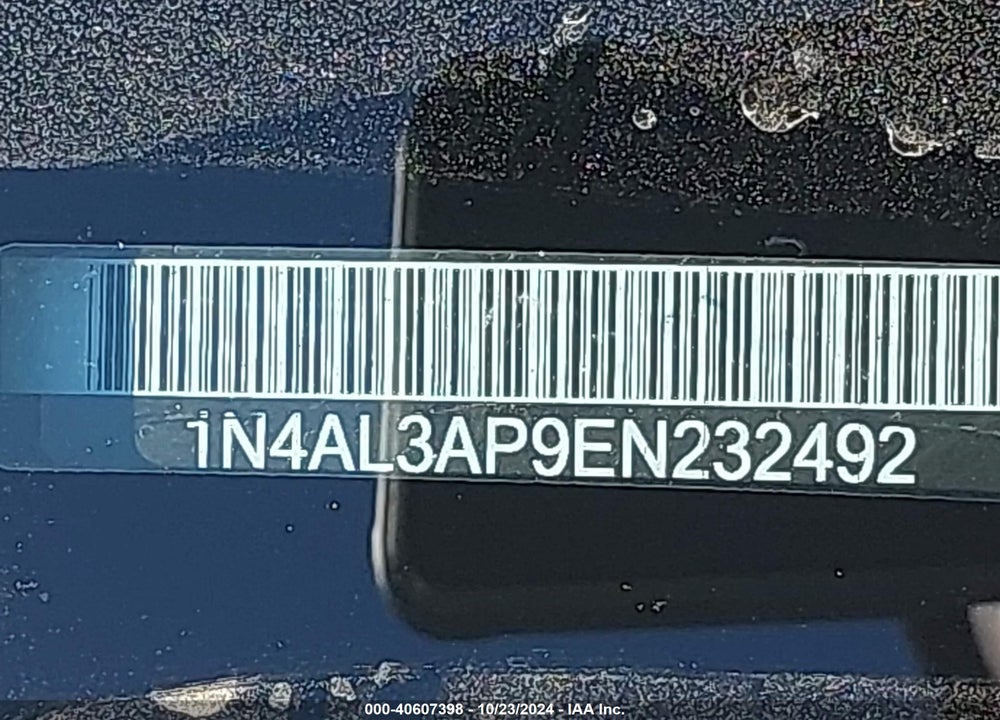 2014 NISSAN ALTIMA 2.5 SV VIN: 1N4AL3AP9EN232492