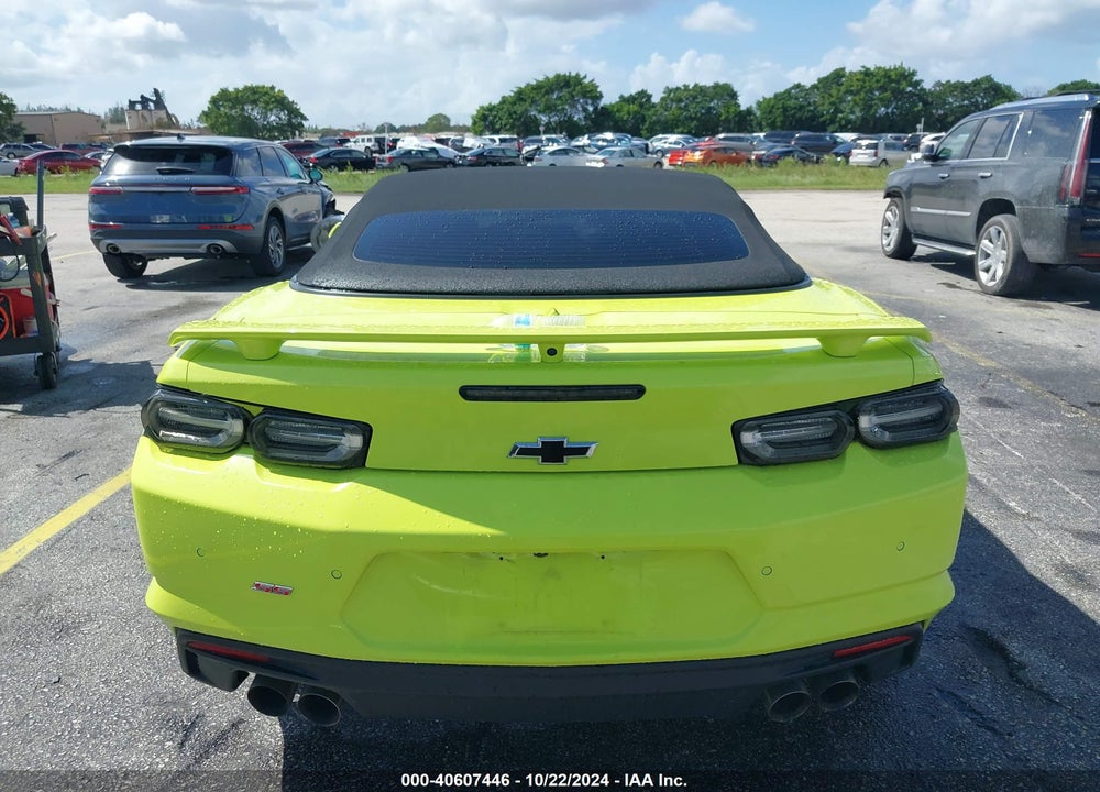 2020 CHEVROLET CAMARO RWD 2SS VIN: 1G1FH3D78L0142220