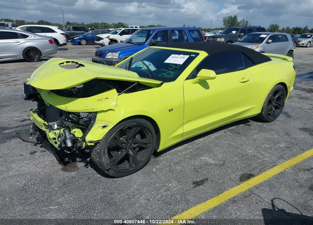 2020 CHEVROLET CAMARO RWD 2SS VIN: 1G1FH3D78L0142220