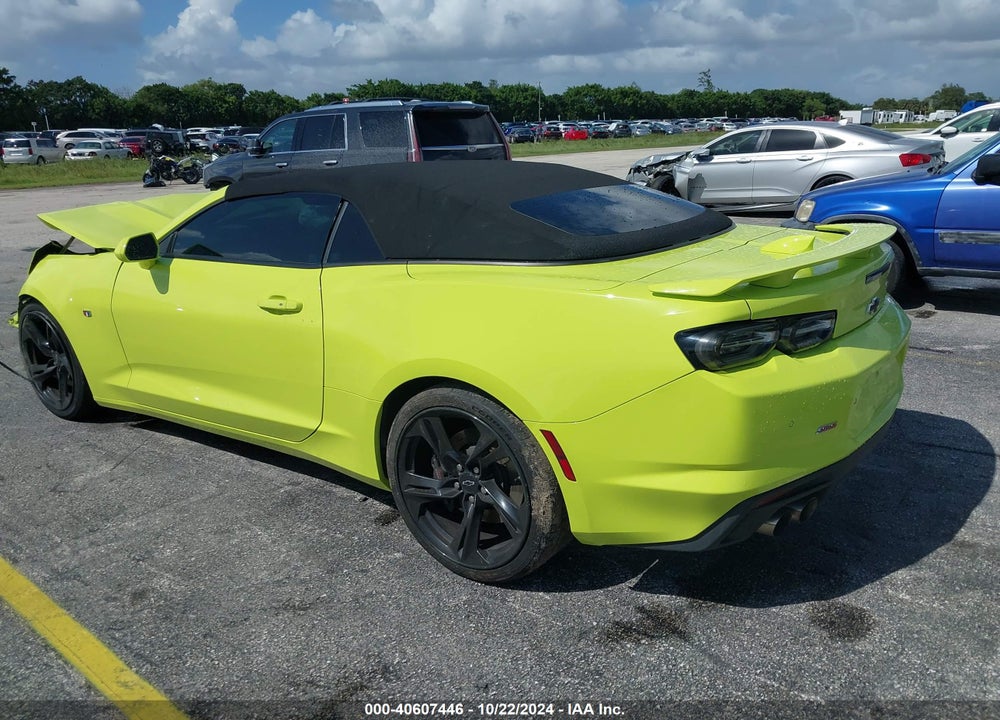 2020 CHEVROLET CAMARO RWD 2SS VIN: 1G1FH3D78L0142220
