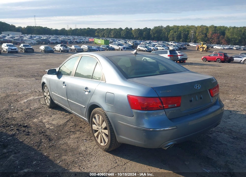 2009 HYUNDAI SONATA LIMITED V6 VIN: 5NPEU46FX9H468475