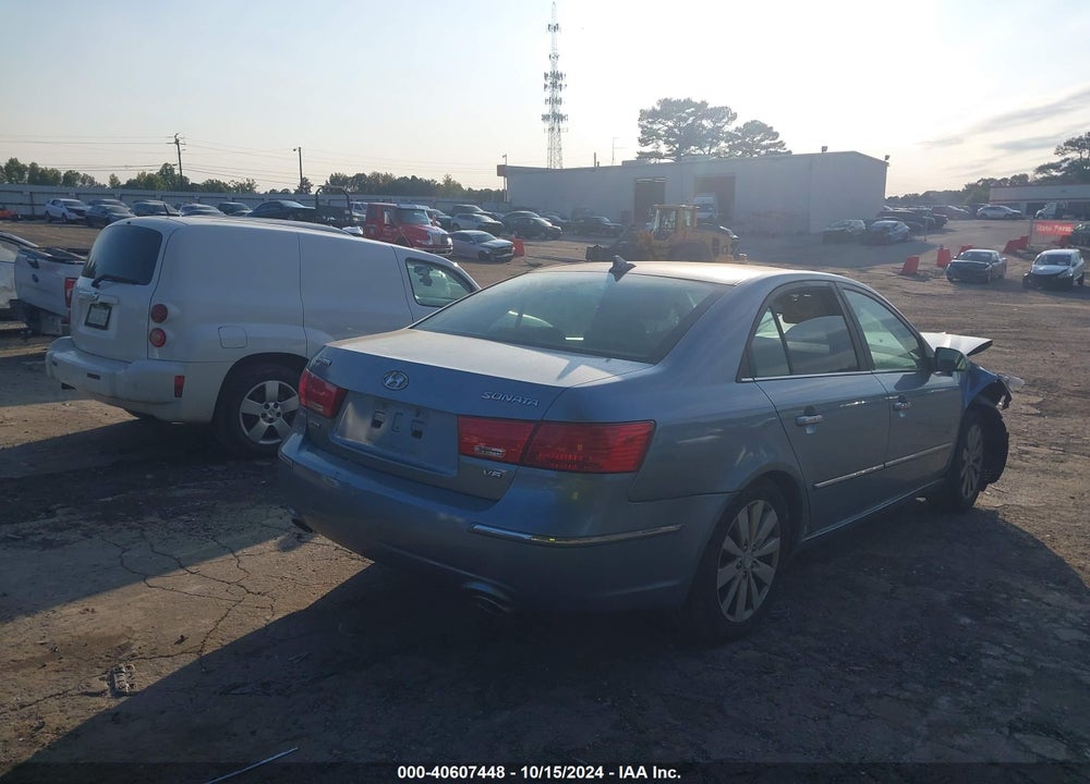 2009 HYUNDAI SONATA LIMITED V6 VIN: 5NPEU46FX9H468475
