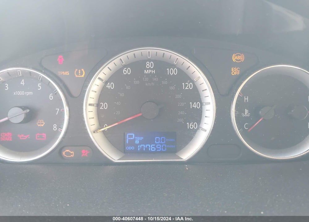 2009 HYUNDAI SONATA LIMITED V6 VIN: 5NPEU46FX9H468475