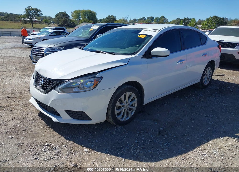 2018 NISSAN SENTRA SV VIN: 3N1AB7APXJL649055