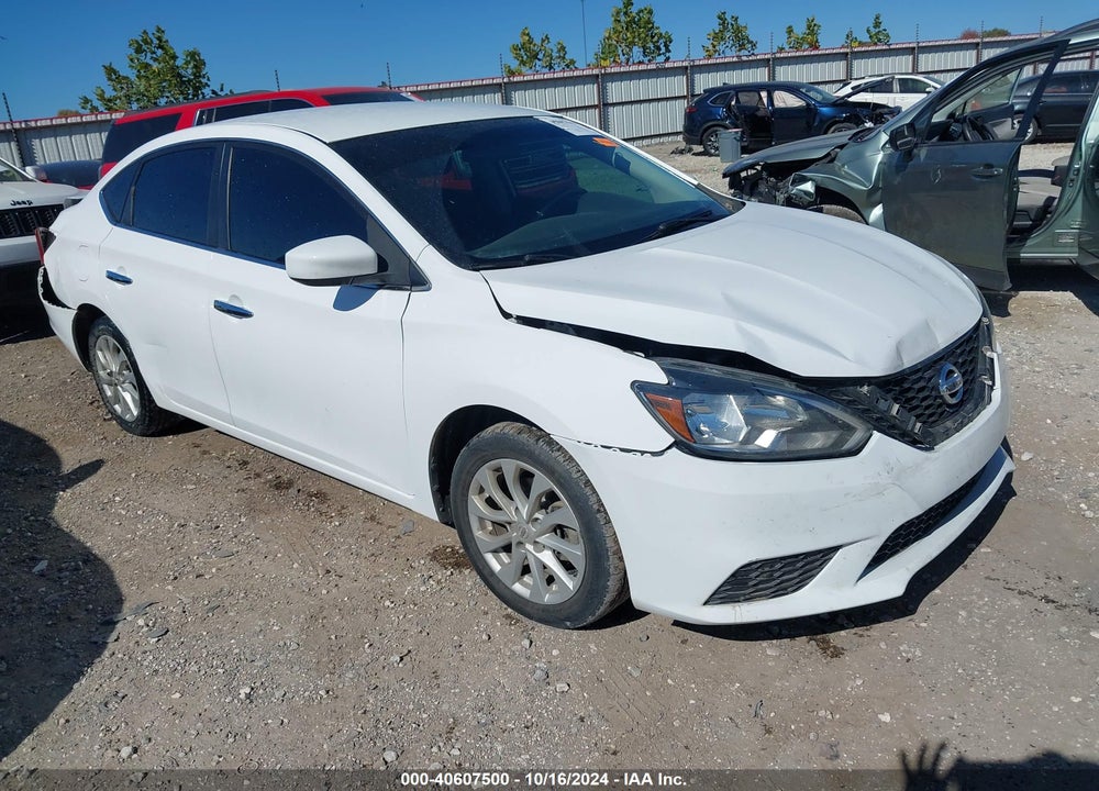 2018 NISSAN SENTRA SV VIN: 3N1AB7APXJL649055