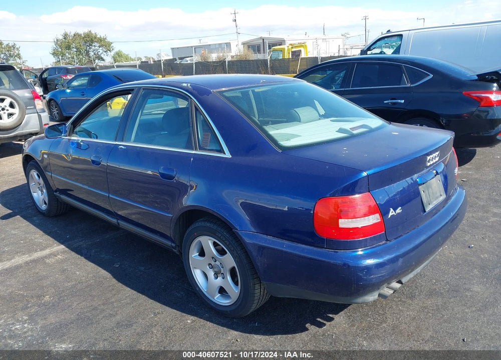 1999 AUDI A4 2.8 VIN: WAUED28D9XA311344