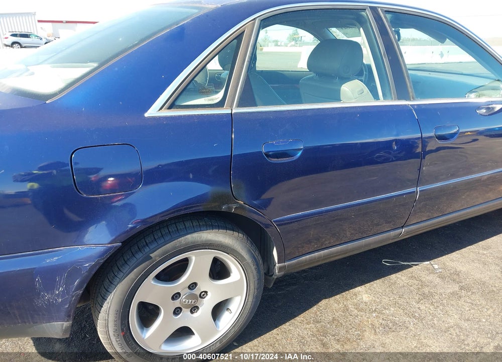 1999 AUDI A4 2.8 VIN: WAUED28D9XA311344