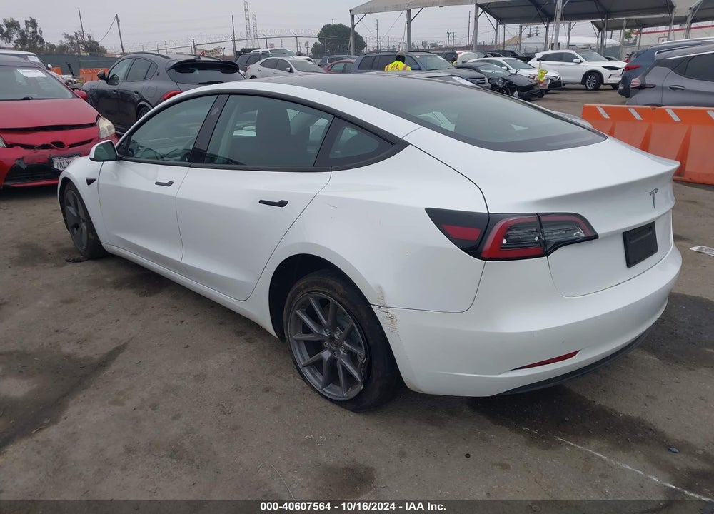 2022 TESLA MODEL 3 REAR-WHEEL DRIVE VIN: 5YJ3E1EA8NF332332