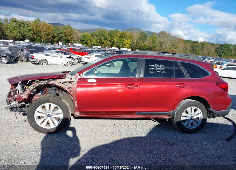 2019 SUBARU OUTBACK 2.5I PREMIUM VIN: 4S4BSAFC3K3315124