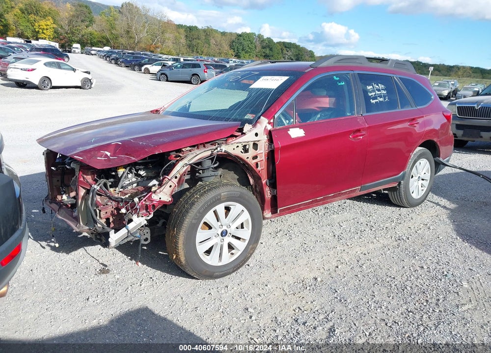 2019 SUBARU OUTBACK 2.5I PREMIUM VIN: 4S4BSAFC3K3315124