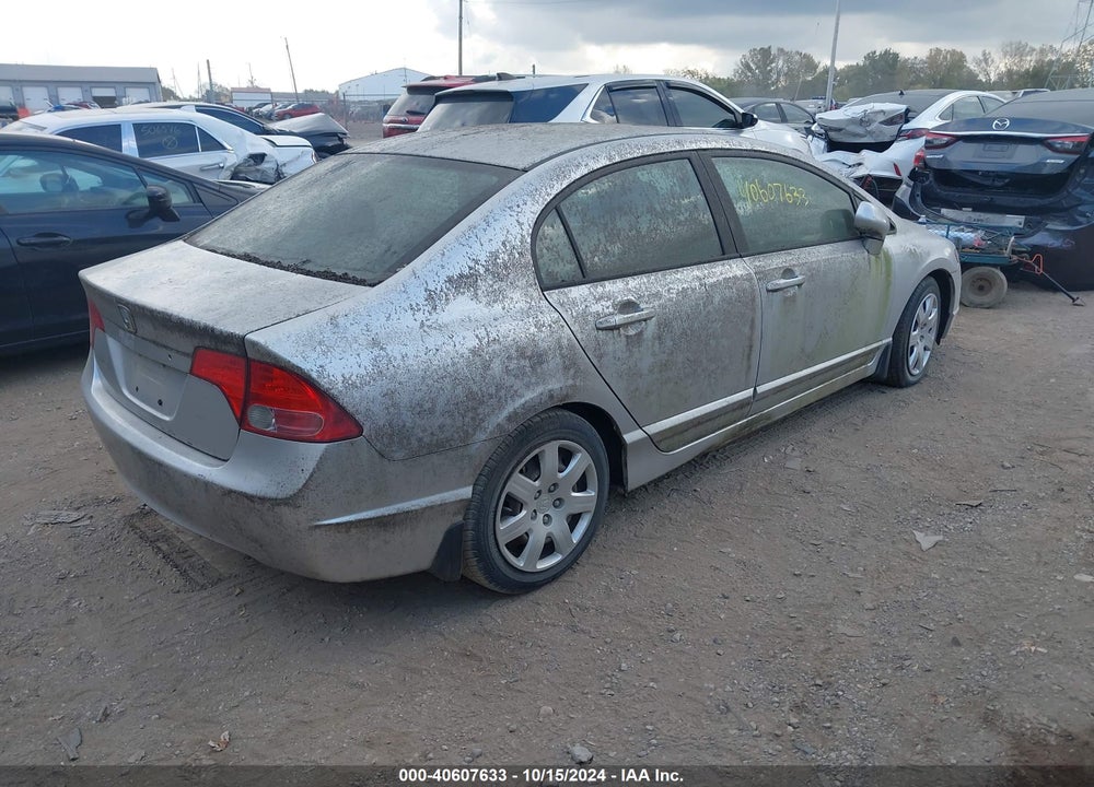 2006 HONDA CIVIC LX VIN: 1HGFA16596L051778
