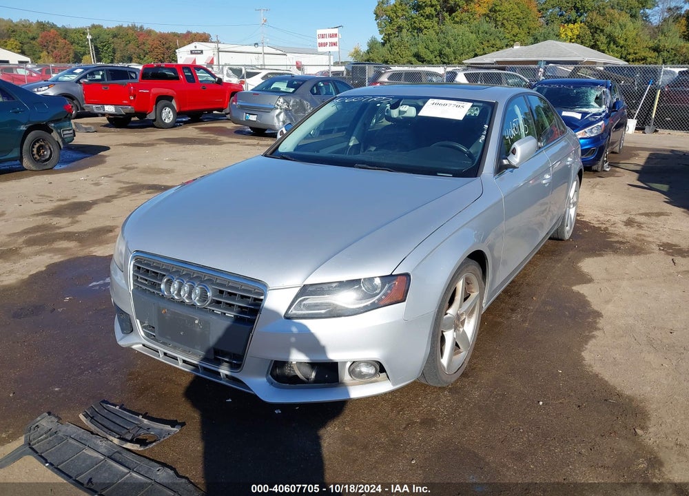 2011 AUDI A4 2.0T PREMIUM VIN: WAUKFBFL1BN050414