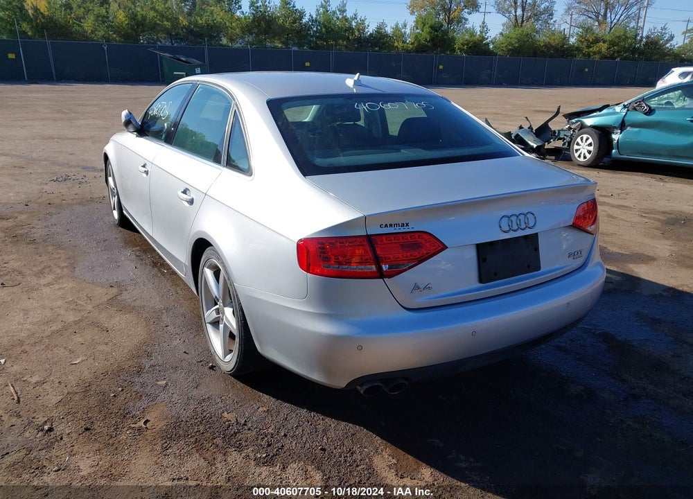 2011 AUDI A4 2.0T PREMIUM VIN: WAUKFBFL1BN050414