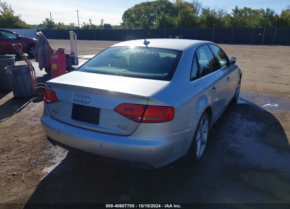 2011 AUDI A4 2.0T PREMIUM VIN: WAUKFBFL1BN050414