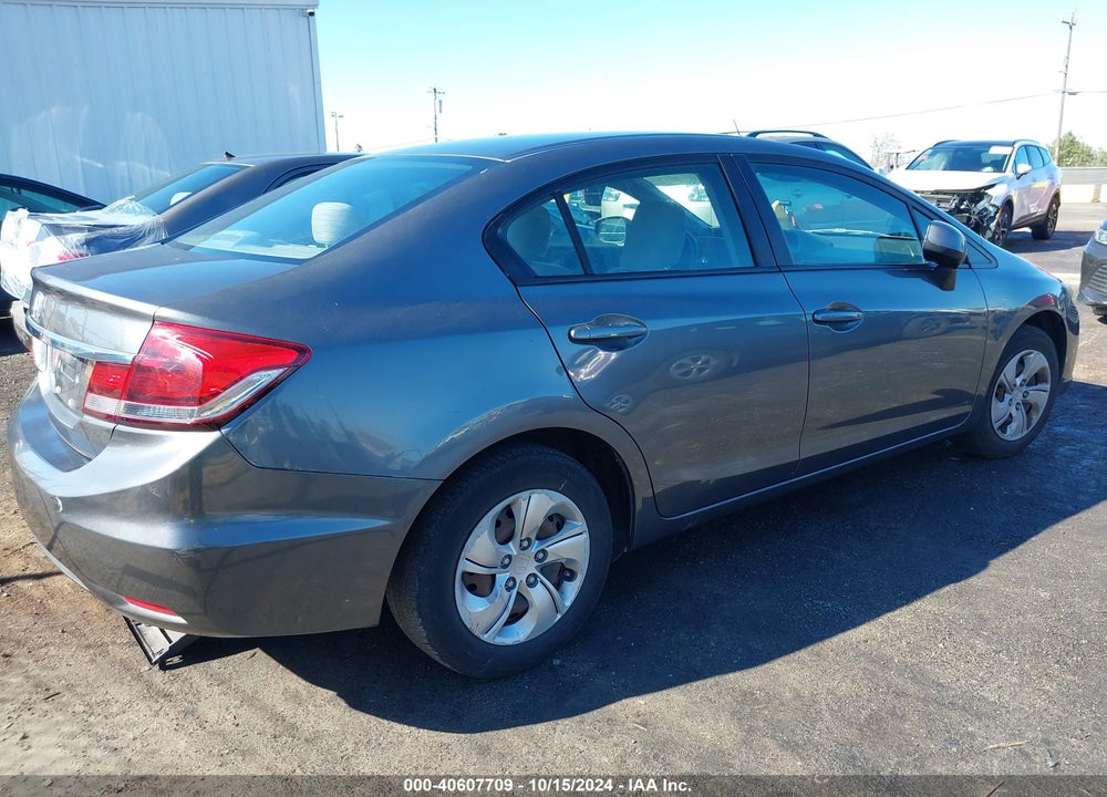 2013 HONDA CIVIC LX VIN: 19XFB2F55DE094294