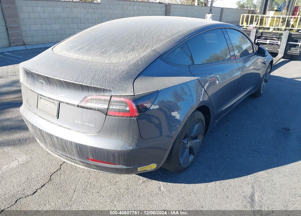 2022 TESLA MODEL 3 LONG RANGE DUAL MOTOR ALL-WHEEL DRIVE VIN: 5YJ3E1EB0NF228569