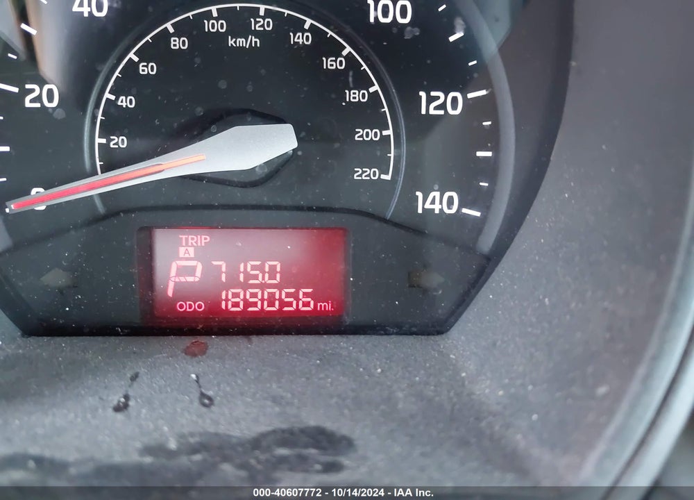2013 KIA RIO LX VIN: KNADM5A37D6239153
