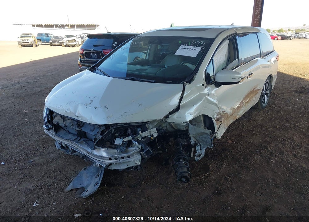 2018 HONDA ODYSSEY ELITE VIN: 5FNRL6H99JB000862