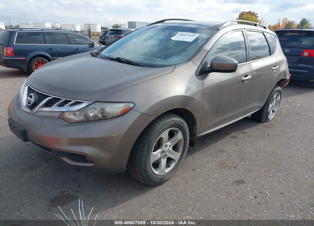 2011 NISSAN MURANO SV VIN: JN8AZ1MU3BW057617