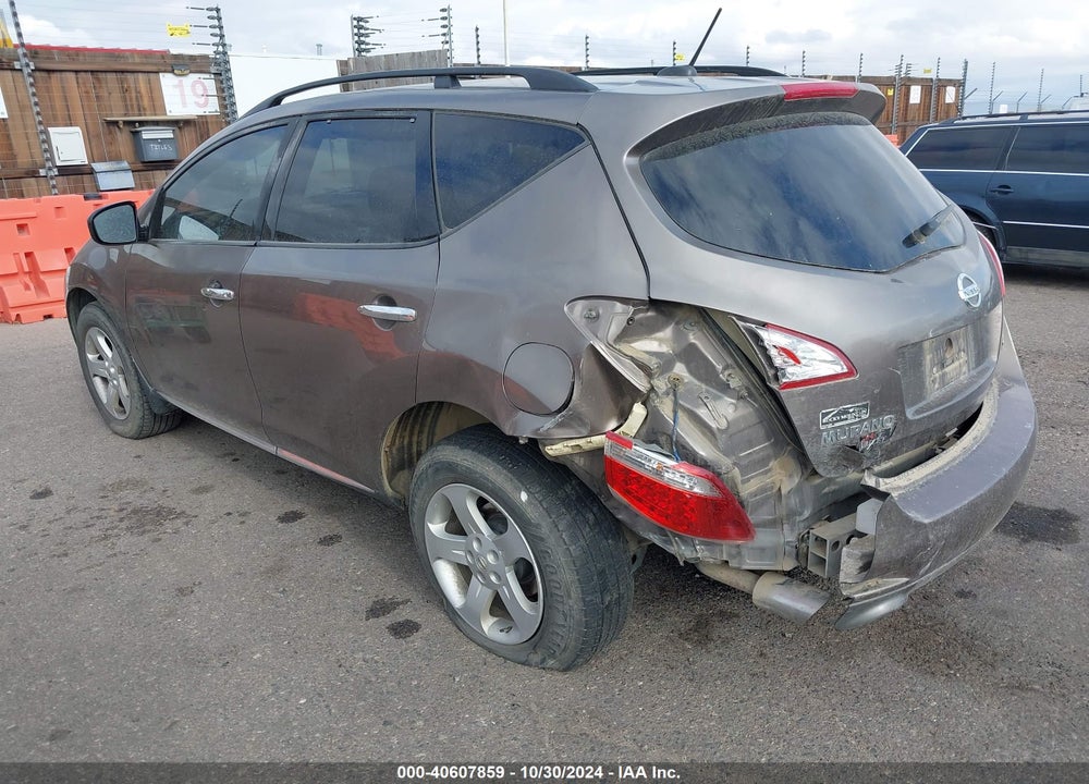2011 NISSAN MURANO SV VIN: JN8AZ1MU3BW057617