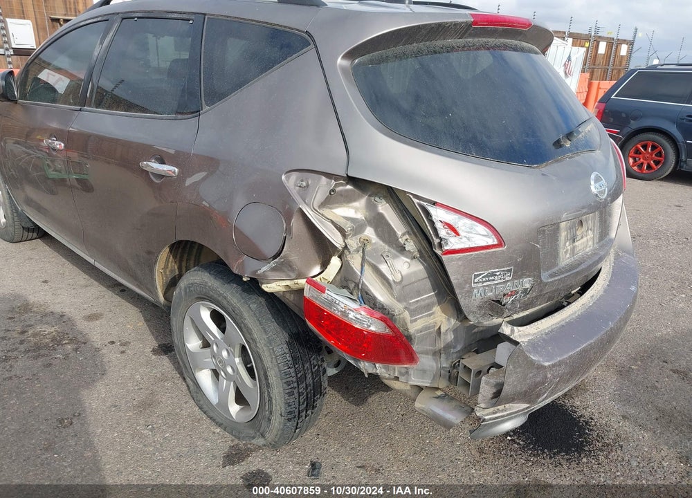 2011 NISSAN MURANO SV VIN: JN8AZ1MU3BW057617