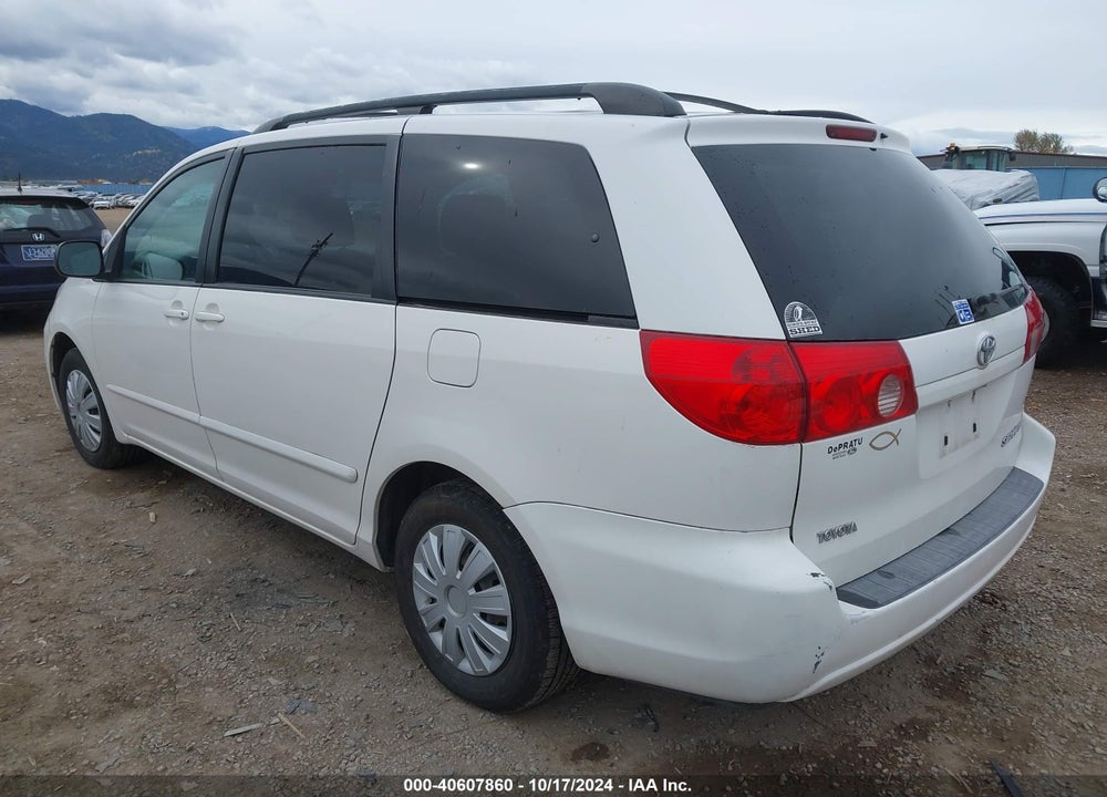 2007 TOYOTA SIENNA LE VIN: 5TDZK23C57S018102