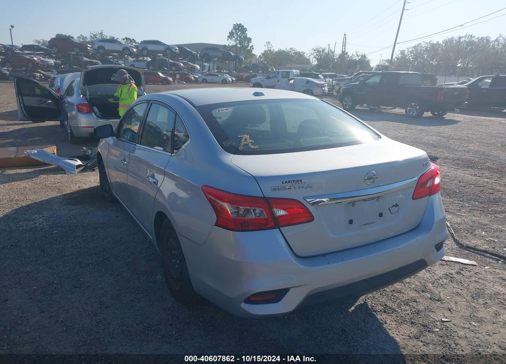 2017 NISSAN SENTRA SV VIN: 3N1AB7AP9HL654922