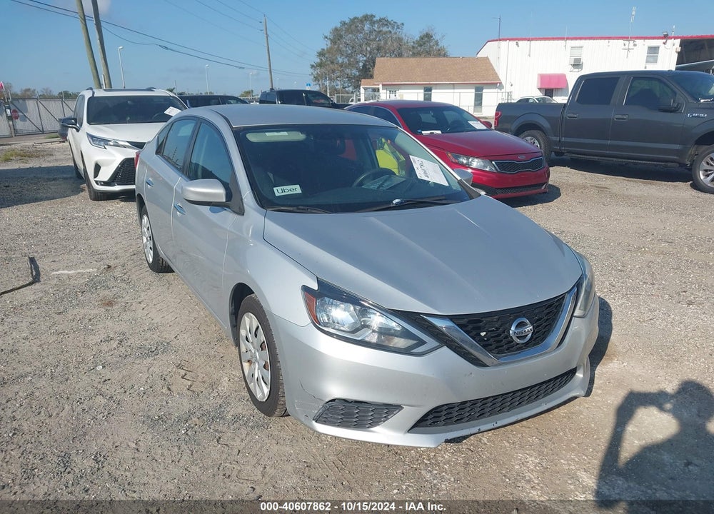 2017 NISSAN SENTRA SV VIN: 3N1AB7AP9HL654922