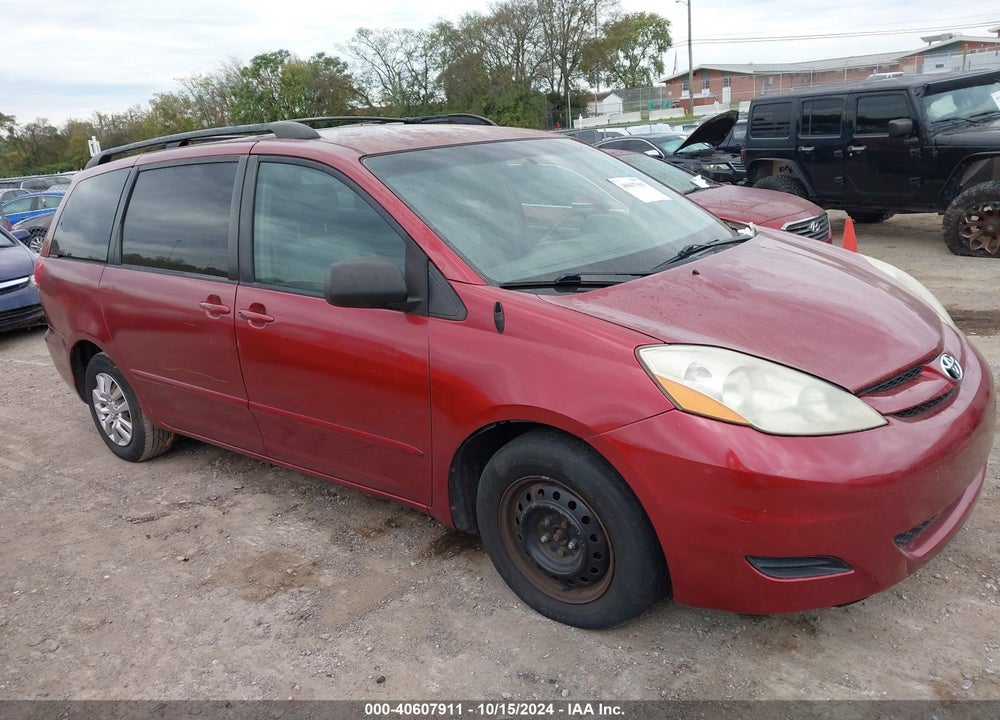 2007 TOYOTA SIENNA LE VIN: 5TDZK23C87S029028