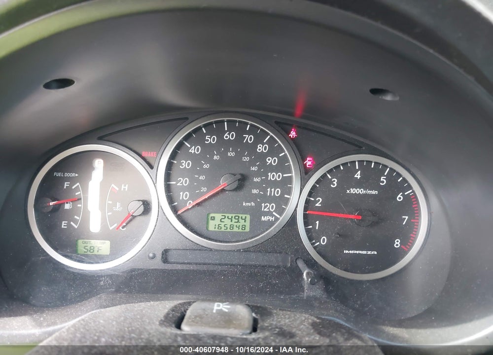 2005 SUBARU IMPREZA OUTBACK SPORT BASE W/SPECIAL EDITION VIN: JF1GG68585H804784