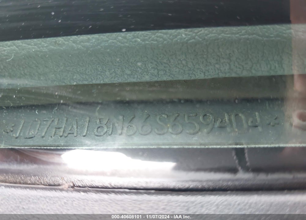 2006 DODGE RAM 1500 SLT VIN: 1D7HA18N66S659404