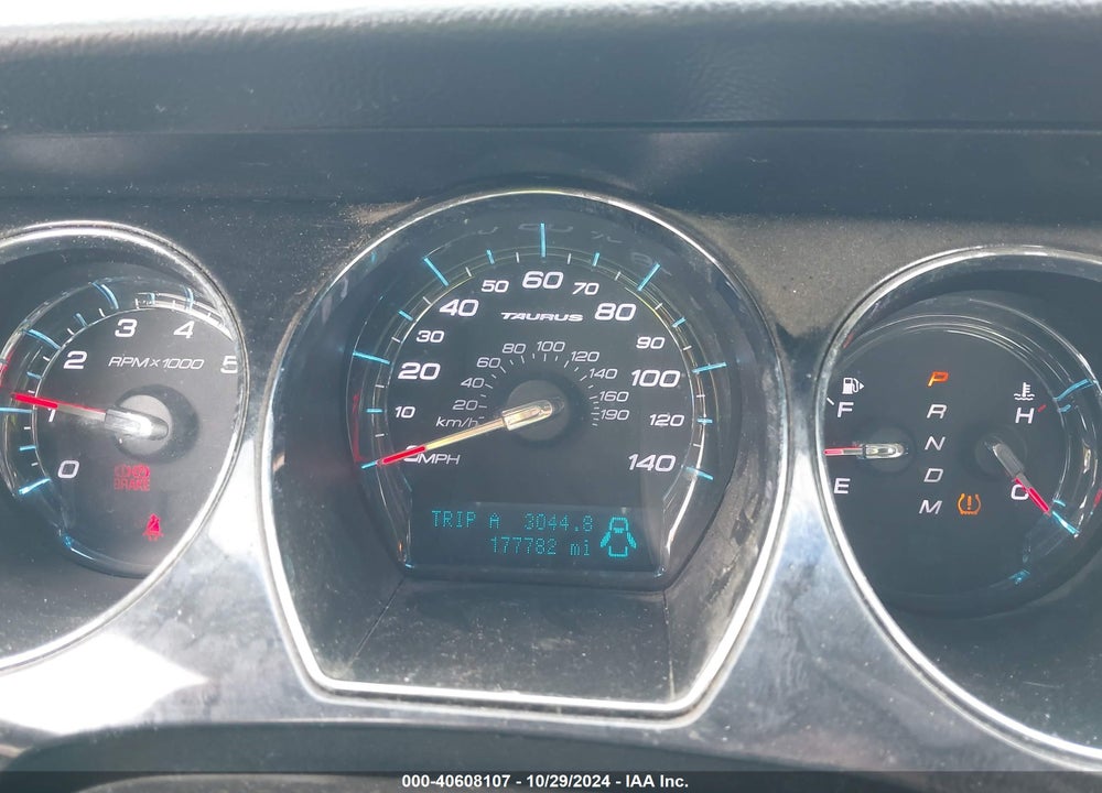 2012 FORD TAURUS LIMITED VIN: 1FAHP2FW2CG123547