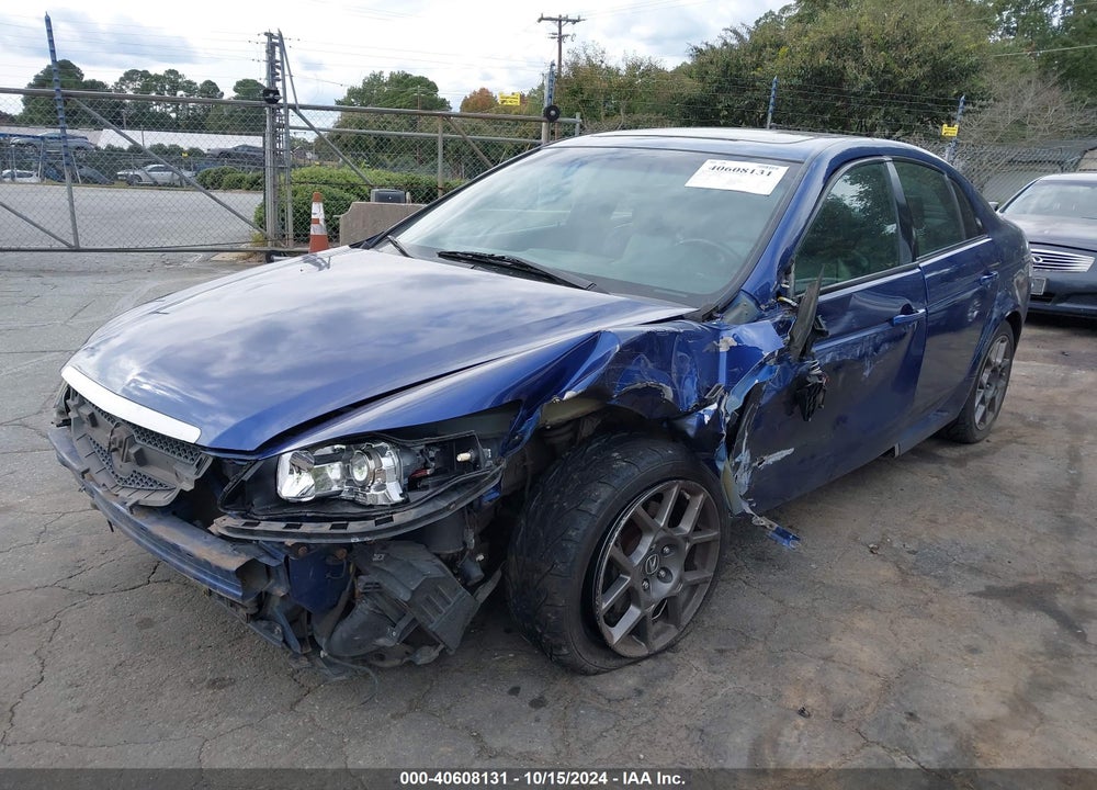 2008 ACURA TL TYPE S VIN: 19UUA76548A004988