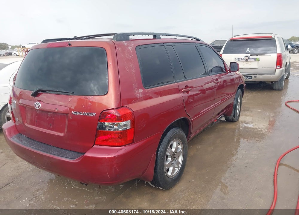 2004 TOYOTA HIGHLANDER V6 VIN: JTEDP21A840030073
