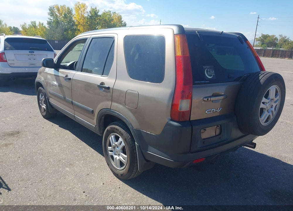 2004 HONDA CR-V EX VIN: SHSRD788X4U211849