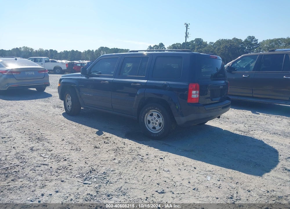 2015 JEEP PATRIOT SPORT VIN: 1C4NJPBB4FD305996