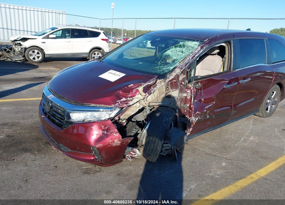 2021 HONDA ODYSSEY EX VIN: 5FNRL6H59MB016318