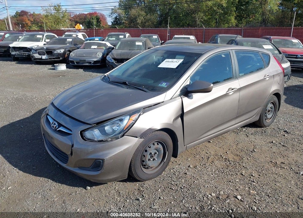 2013 HYUNDAI ACCENT GS VIN: KMHCT5AE9DU087273