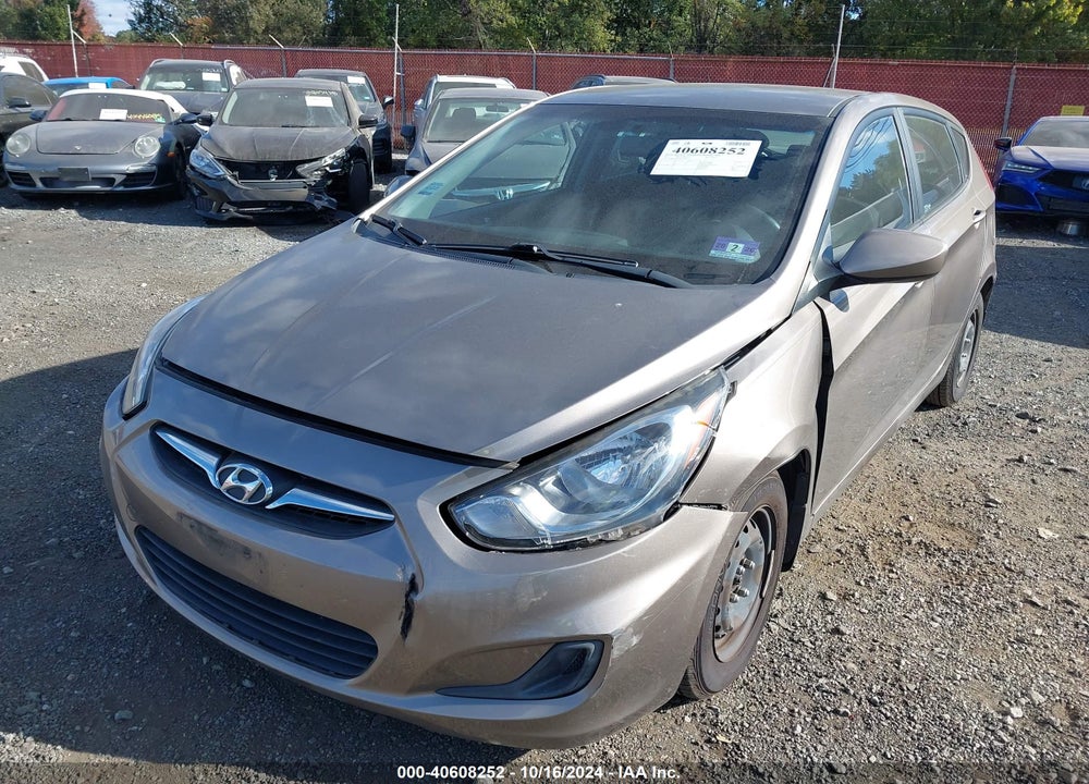 2013 HYUNDAI ACCENT GS VIN: KMHCT5AE9DU087273