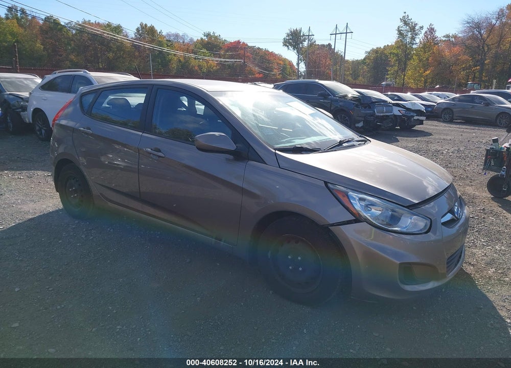 2013 HYUNDAI ACCENT GS VIN: KMHCT5AE9DU087273